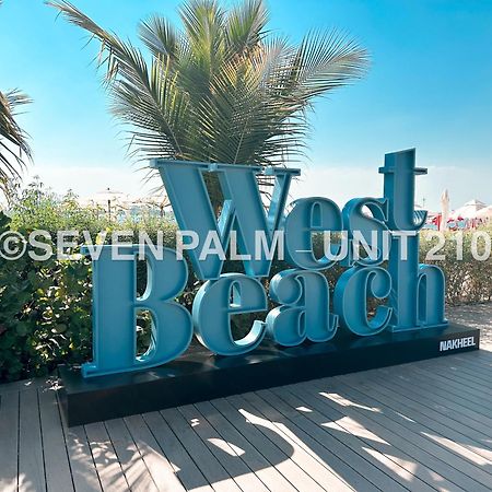 Luxus-Studio Mit Private Beach In Top-Lage, Meerblick & Infinity Pool! Dubai Esterno foto