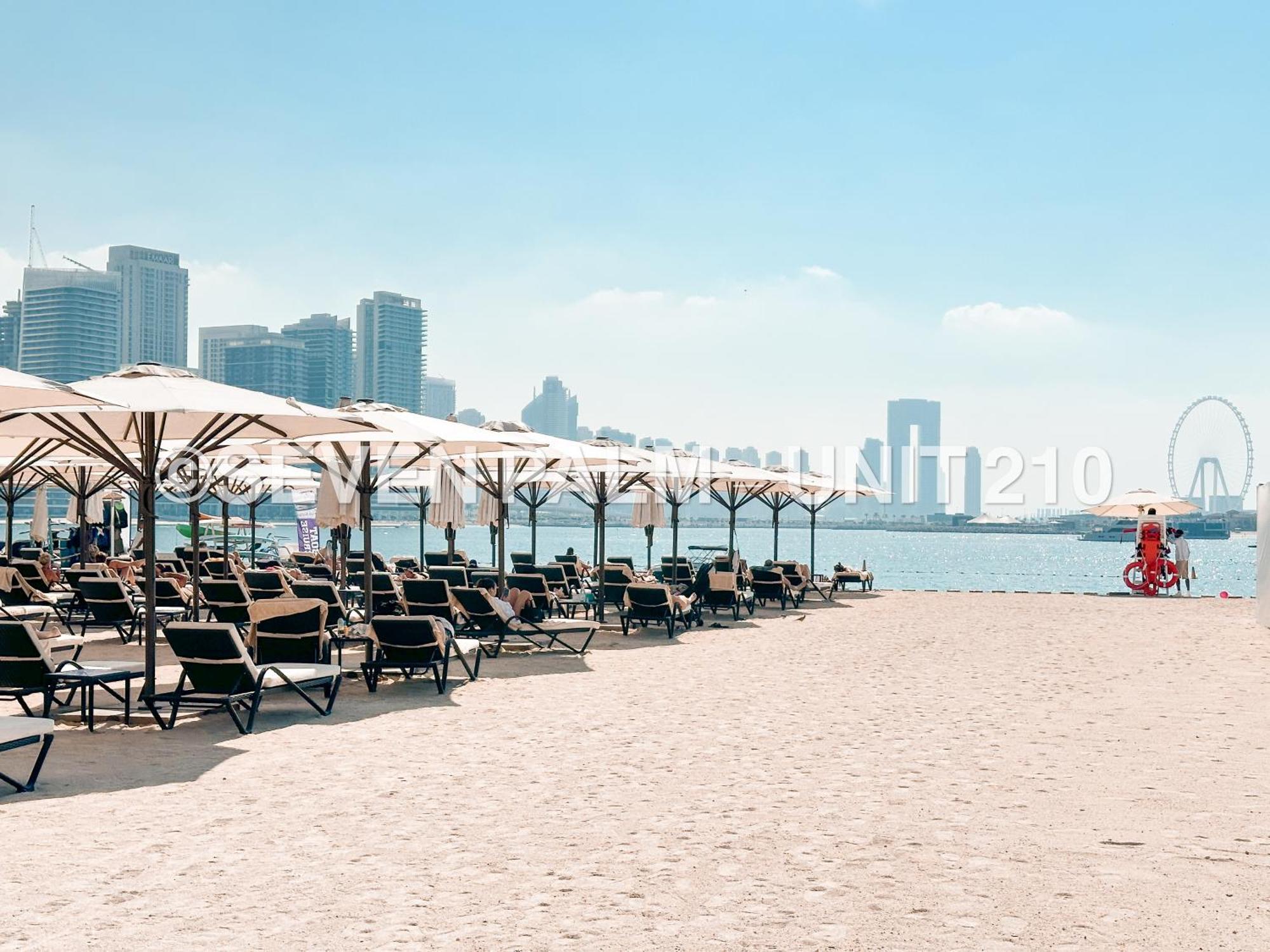 Luxus-Studio Mit Private Beach In Top-Lage, Meerblick & Infinity Pool! Dubai Esterno foto