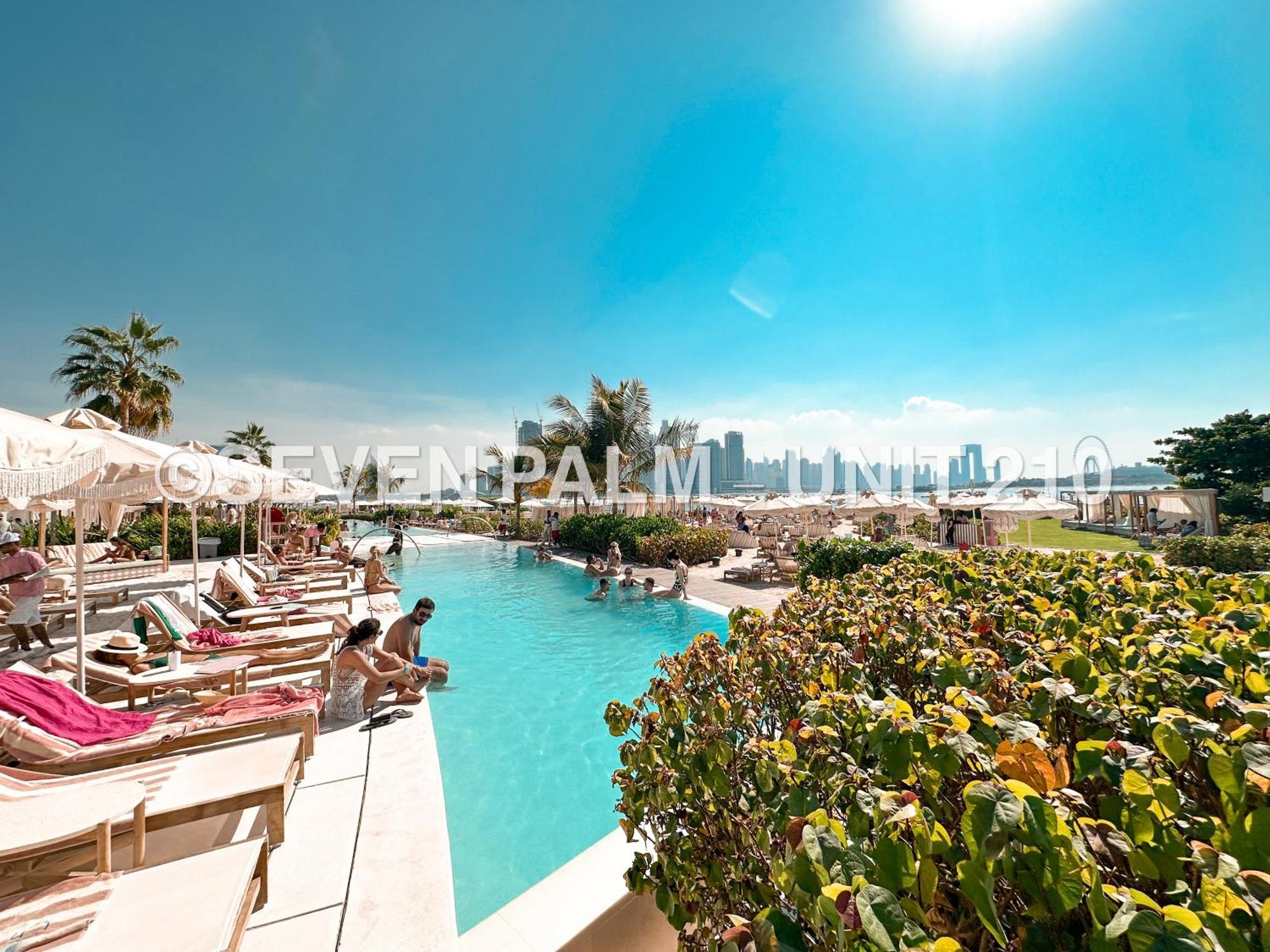 Luxus-Studio Mit Private Beach In Top-Lage, Meerblick & Infinity Pool! Dubai Esterno foto
