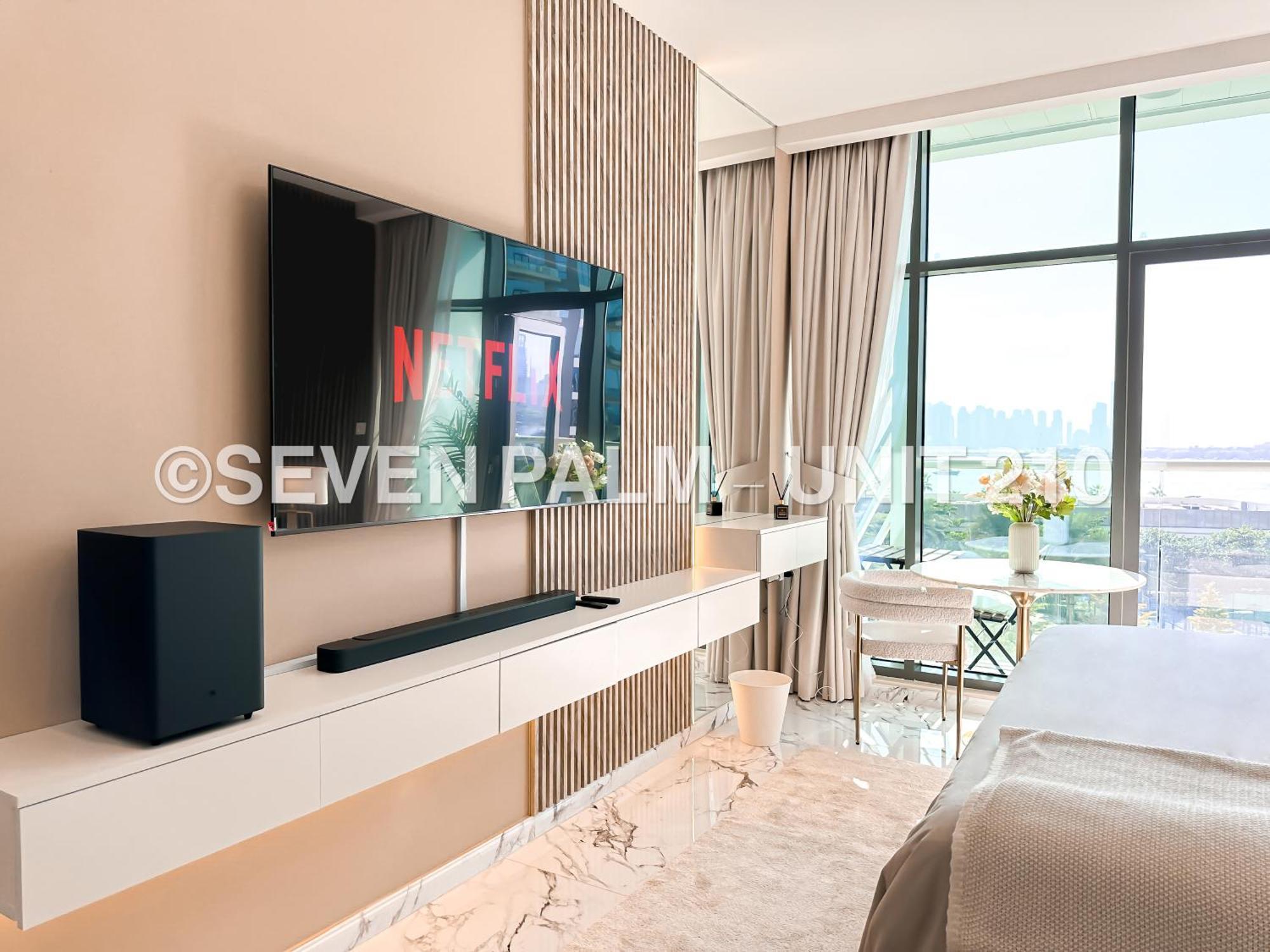 Luxus-Studio Mit Private Beach In Top-Lage, Meerblick & Infinity Pool! Dubai Esterno foto