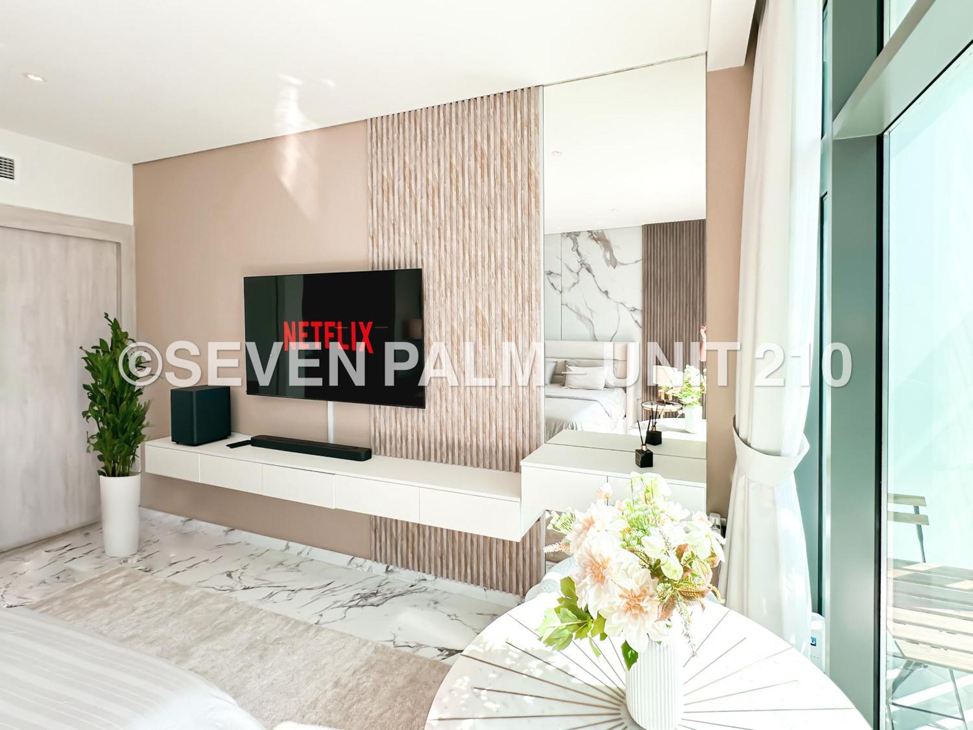 Luxus-Studio Mit Private Beach In Top-Lage, Meerblick & Infinity Pool! Dubai Esterno foto
